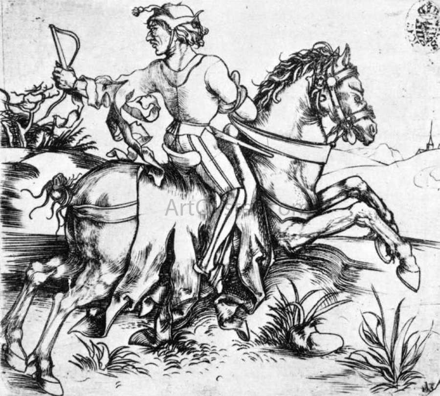 Albrecht Durer The Great Courier - Canvas Print