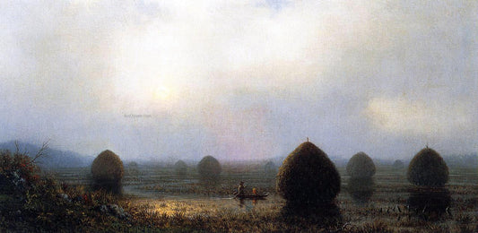 Martin Johnson Heade The Great Swamp - Canvas Print