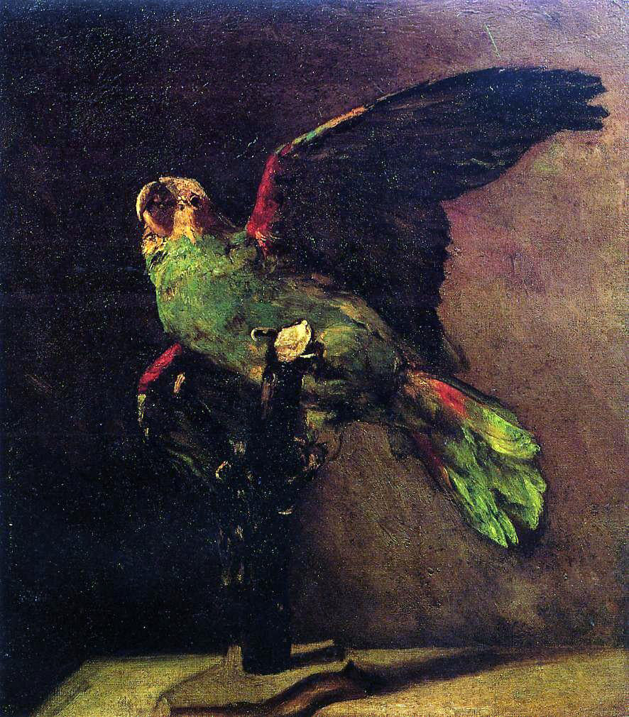 Vincent Van Gogh The Green Parrot - Canvas Print