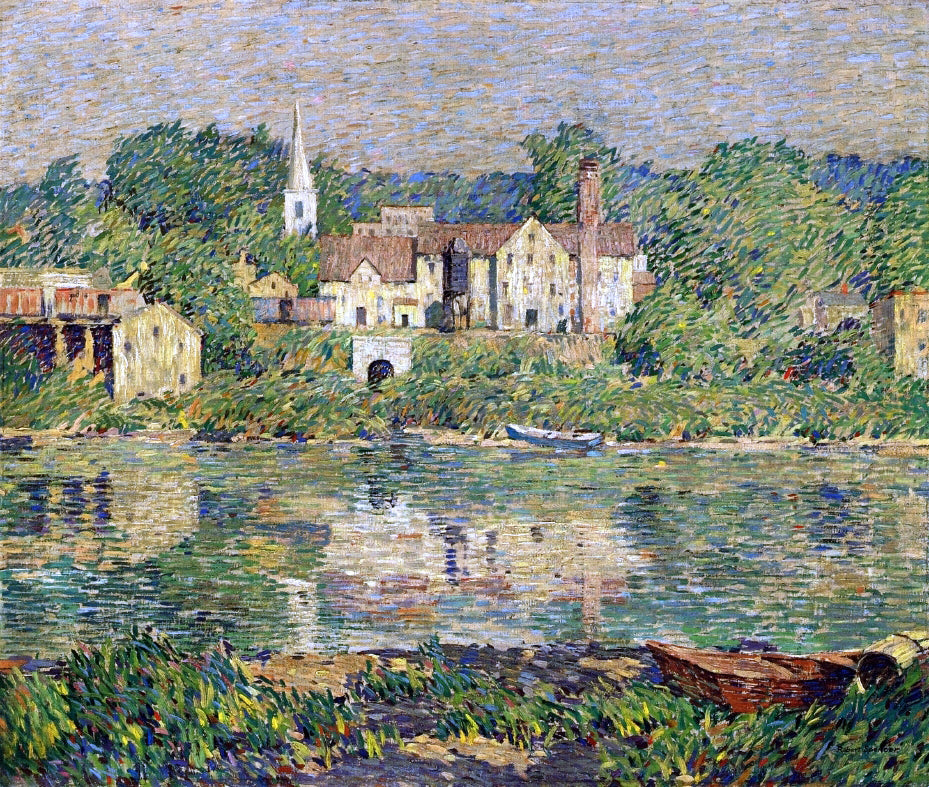 Robert Spencer The Green River - Canvas Print