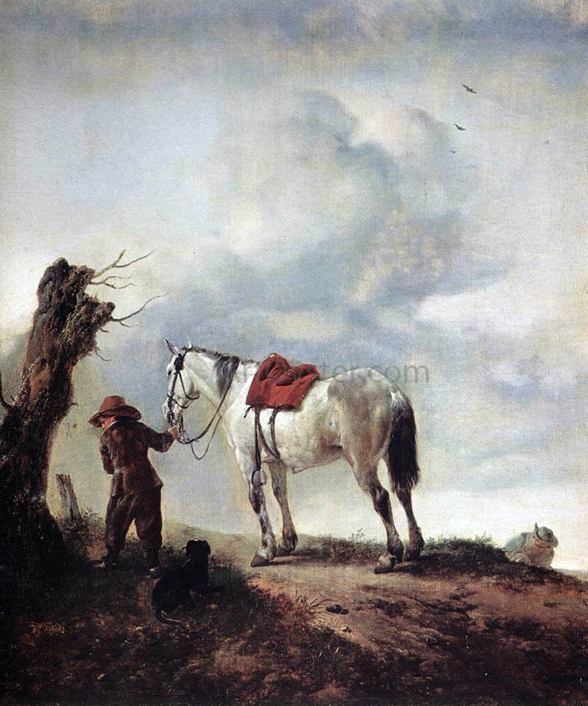 Philips Wouwerman The Grey - Canvas Print
