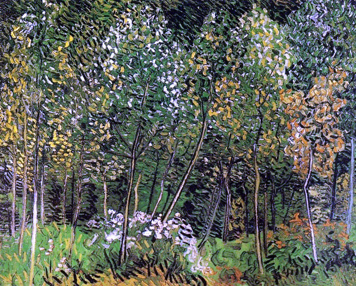 Vincent Van Gogh The Grove - Canvas Print