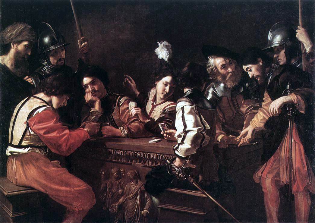 Bartolomeo Manfredi The Guard Room - Canvas Print