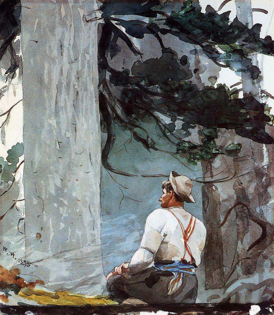 Winslow Homer The Guide - Canvas Print