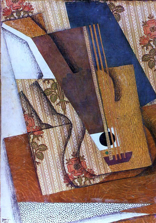 Juan Gris The Guitar - Canvas Print
