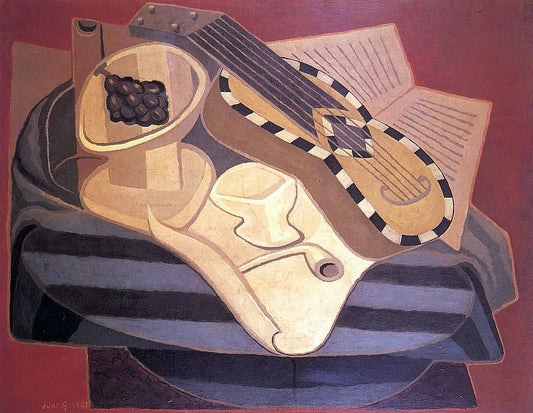Juan Gris The Guitar with Inlay - Canvas Print
