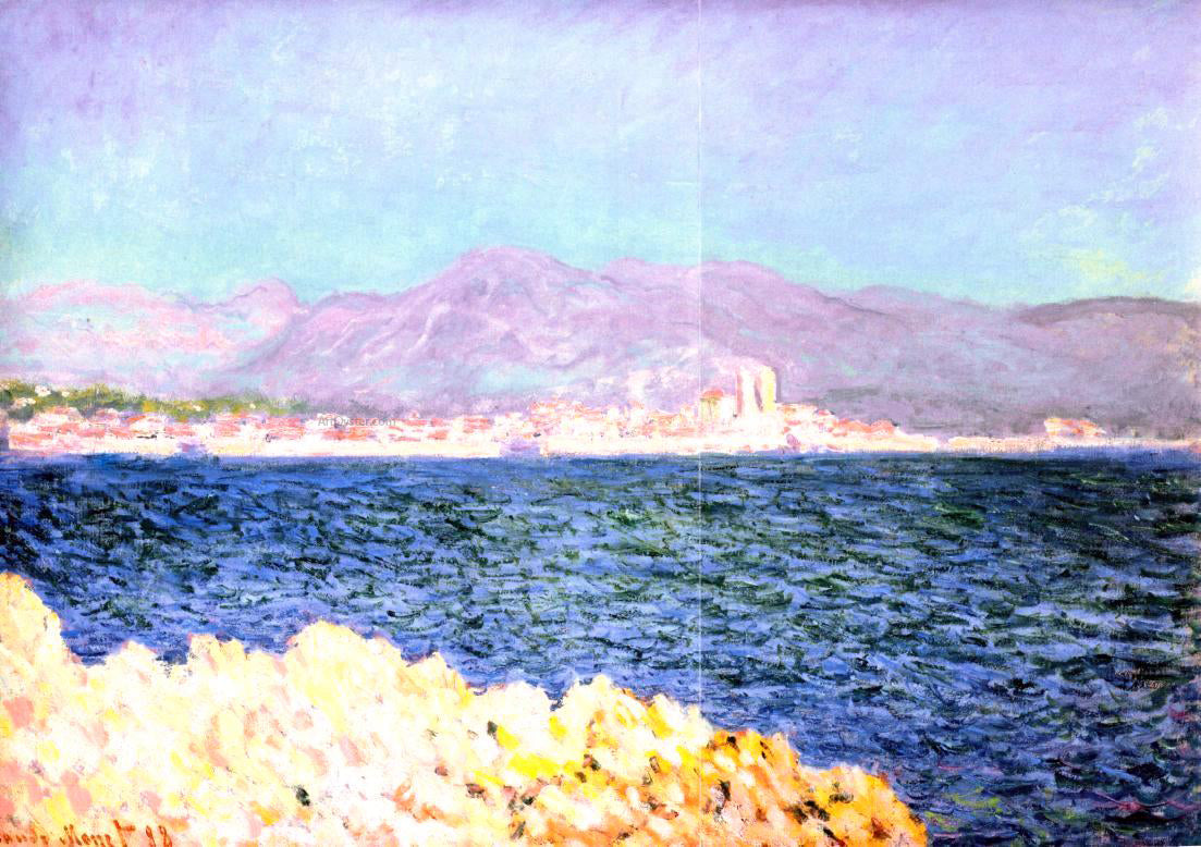 Claude Oscar Monet The Gulf of Antibes - Canvas Print