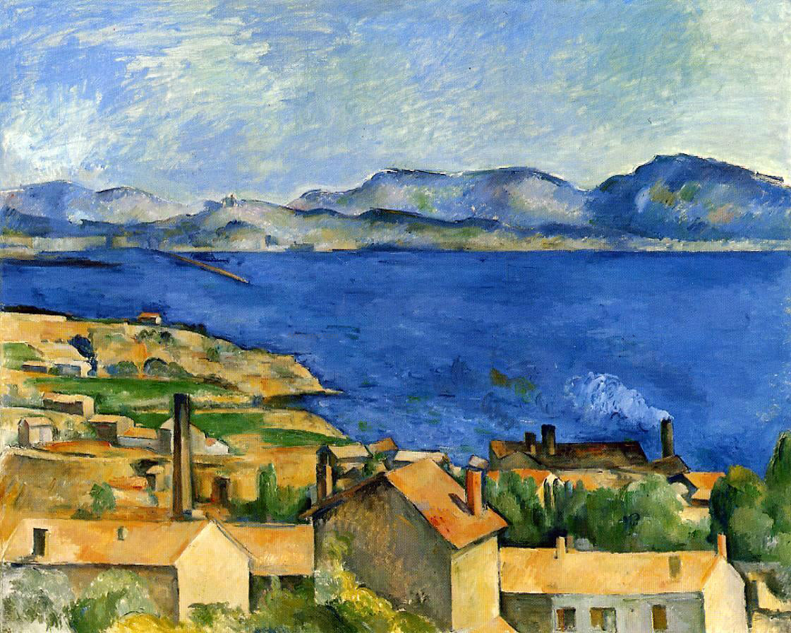 Paul Cezanne The Gulf of Marseille Seen from L'Estaque - Canvas Print