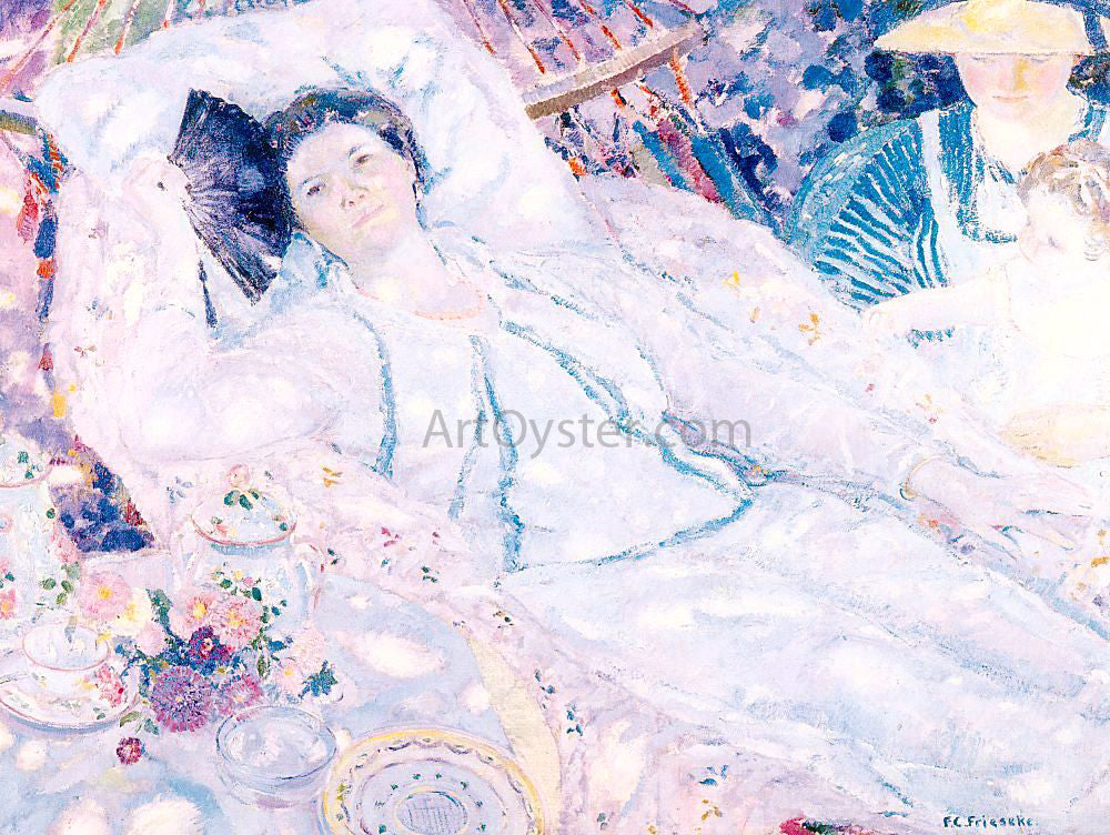 Frederick Carl Frieseke The Hammock - Canvas Print