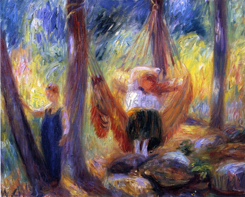 William James Glackens The Hammock - Canvas Print