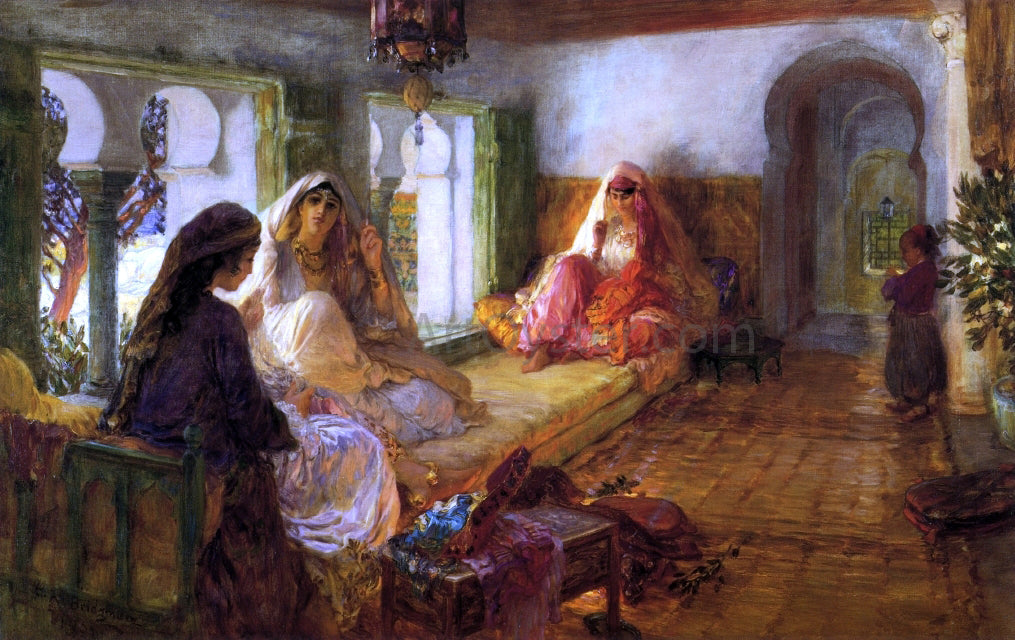 Frederick Arthur Bridgeman The Harem - Canvas Print