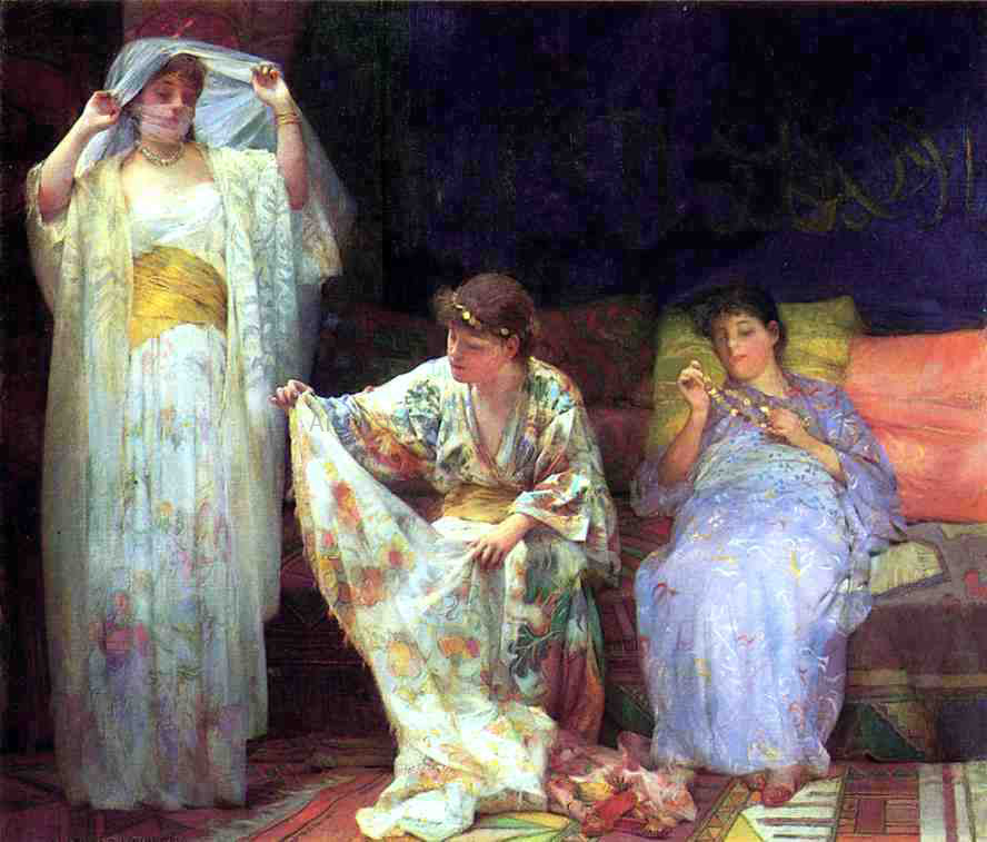 Henry Siddons Mowbray The Harem - Canvas Print