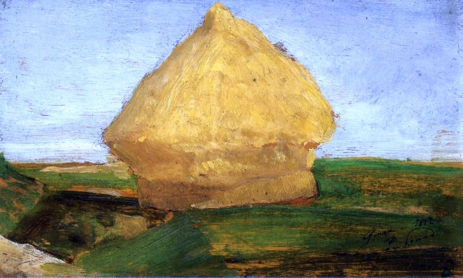 Paul Signac The Haystack - Canvas Print