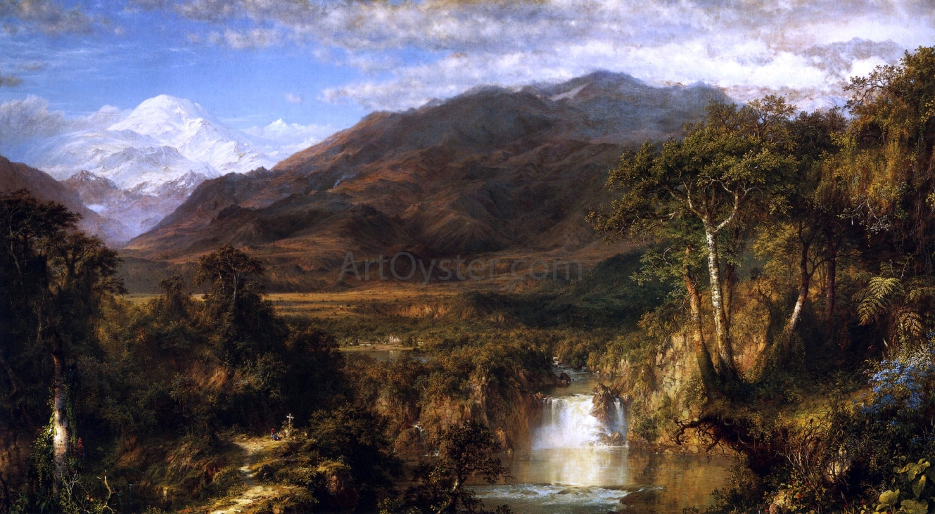 Frederic Edwin Church The Heart of the Andes - Canvas Print