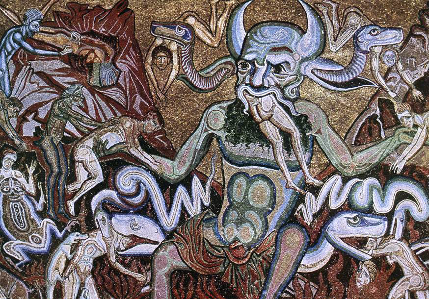 Coppo Di Marcovaldo The Hell (detail) - Canvas Print