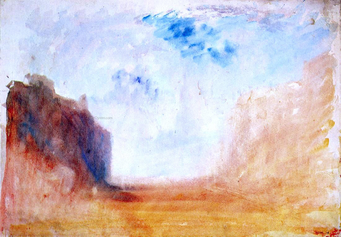 Joseph William Turner The High Street, Oxford - Canvas Print