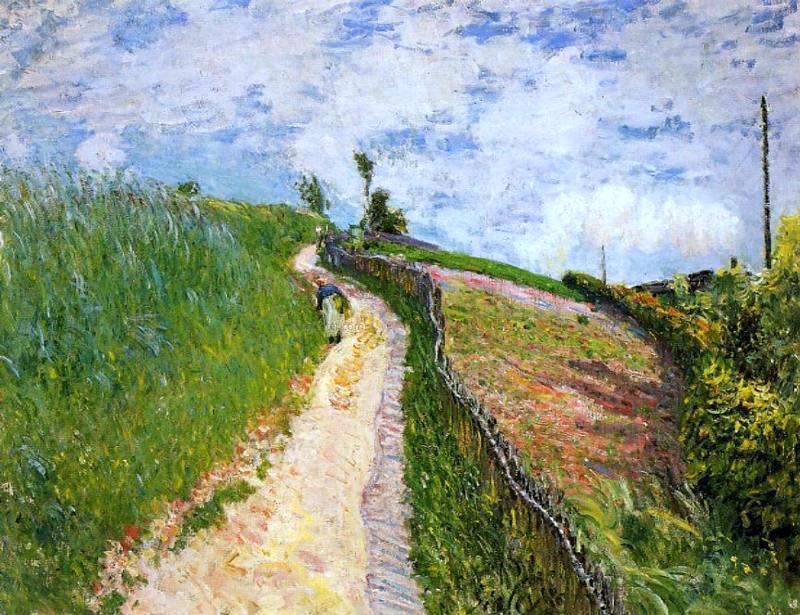 Alfred Sisley The Hill Path, Ville d'Avray - Canvas Print