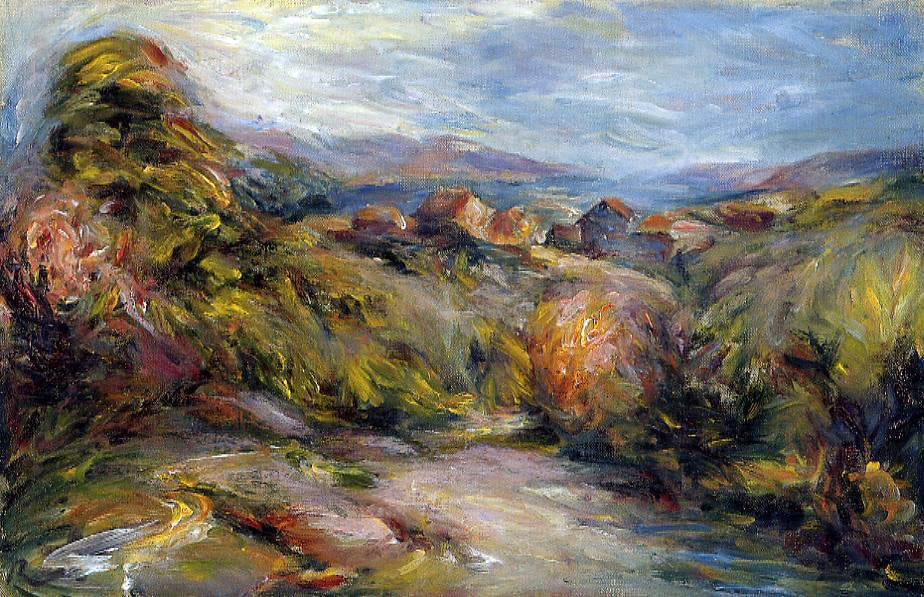Pierre Auguste Renoir The Hills of Cagnes - Canvas Print