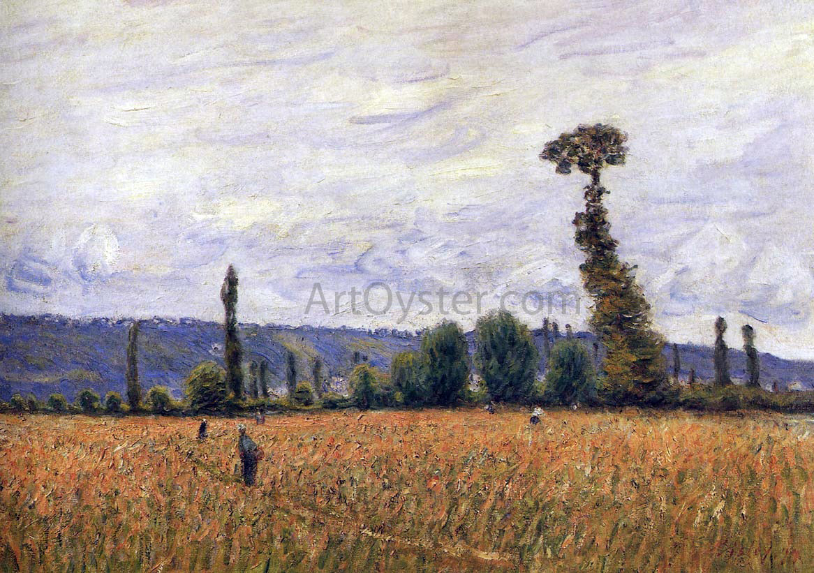 Alfred Sisley The Hills of La Bouille - Canvas Print