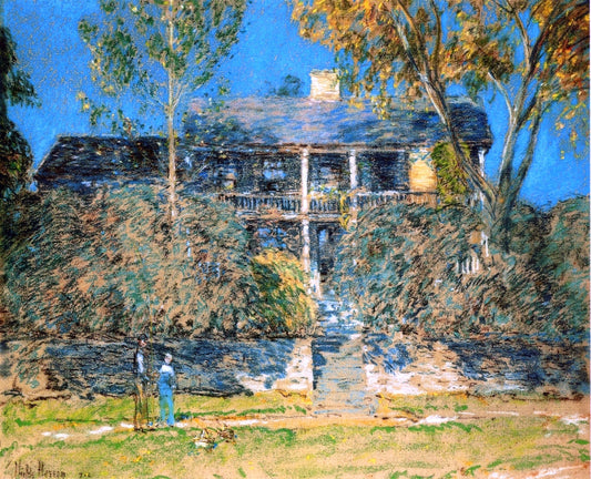 Frederick Childe Hassam The Holly Farm - Canvas Print