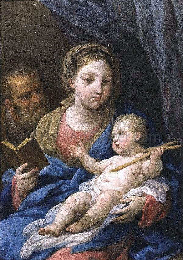 Sebastiano Conca The Holy Family - Canvas Print