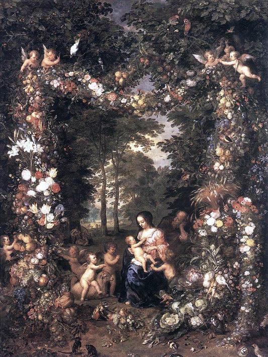 The Elder Jan Brueghel The Holy Family - Canvas Print