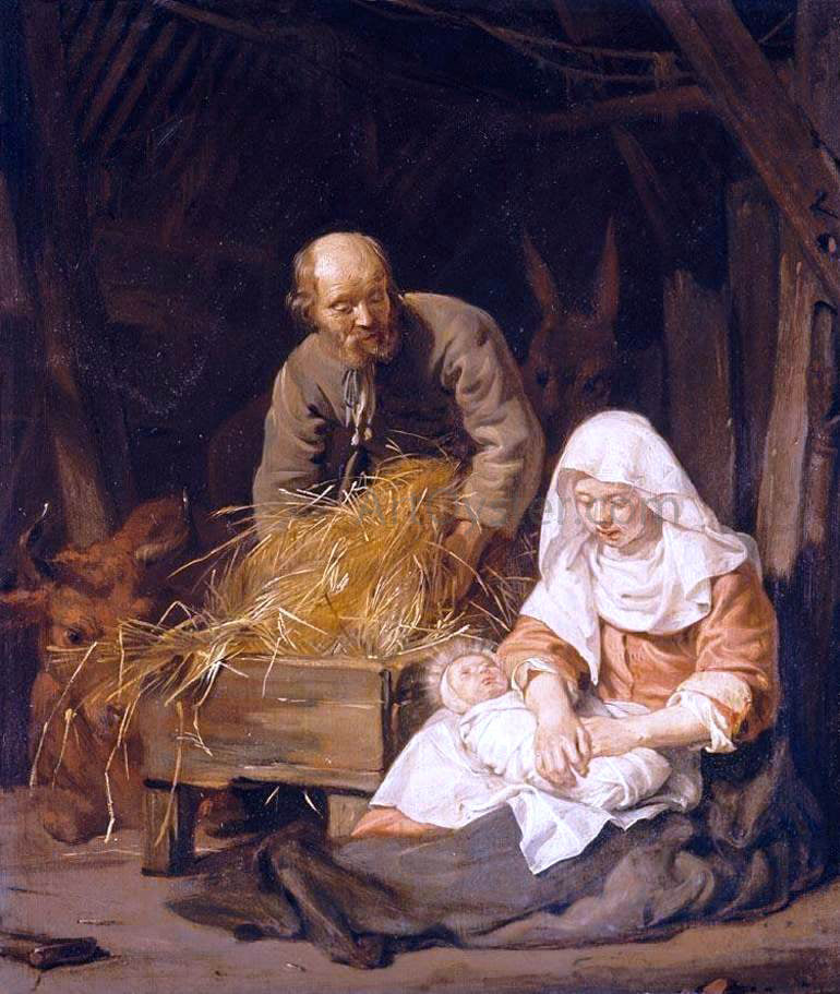 Jan De Bray The Holy Family - Canvas Print