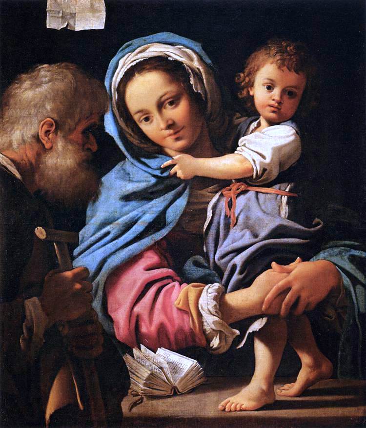 Bartolomeo Schedoni The Holy Family - Canvas Print