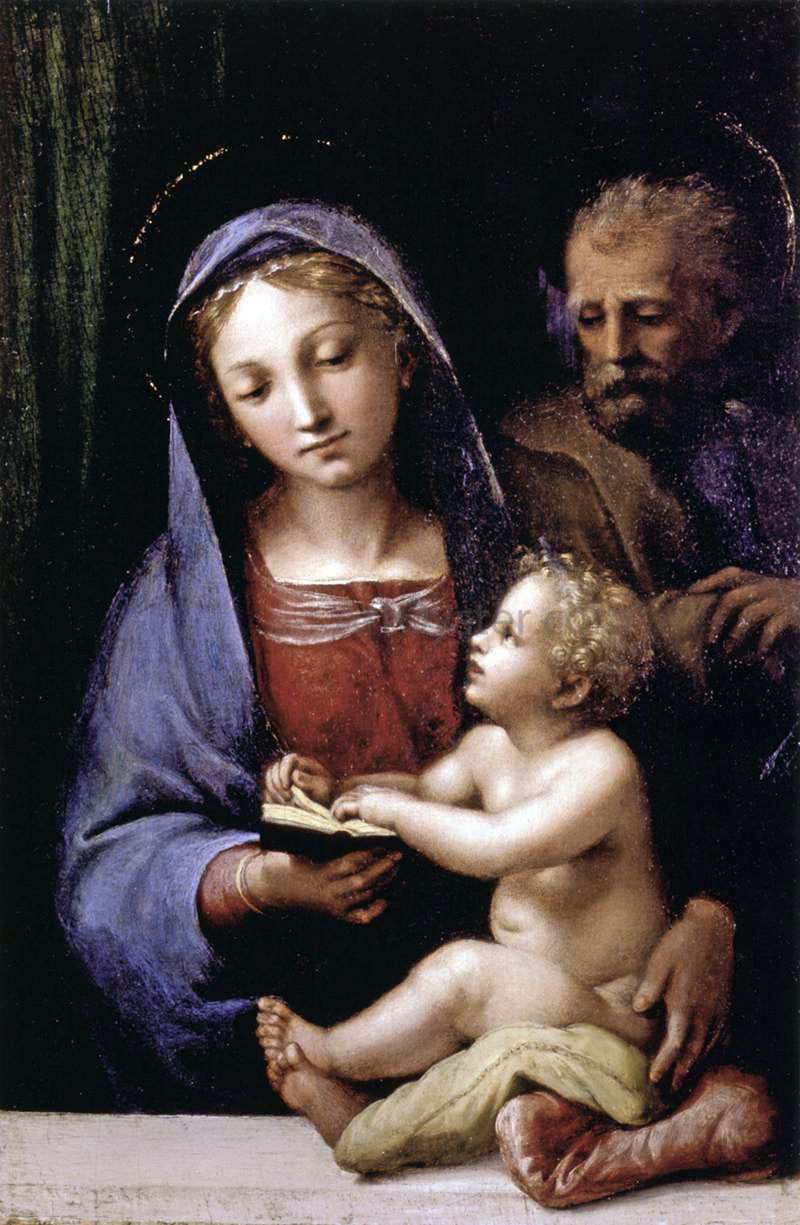 Giovan Francesco Penni The Holy Family of the Book - Canvas Print