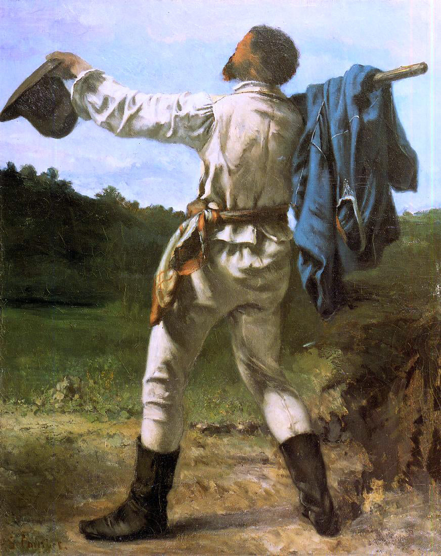 Gustave Courbet The Homecoming - Canvas Print