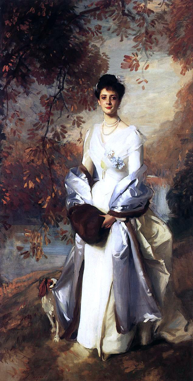 John Singer Sargent The Honourable Pauline Astor - Canvas Print