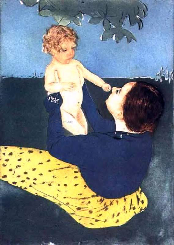 Mary Cassatt The Horse Chestnut - Canvas Print
