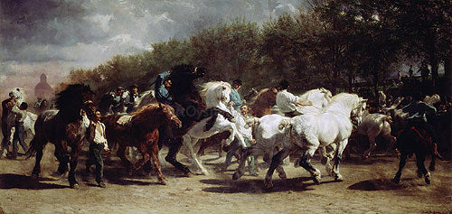 Rosa Bonheur The Horse Fair - Canvas Print