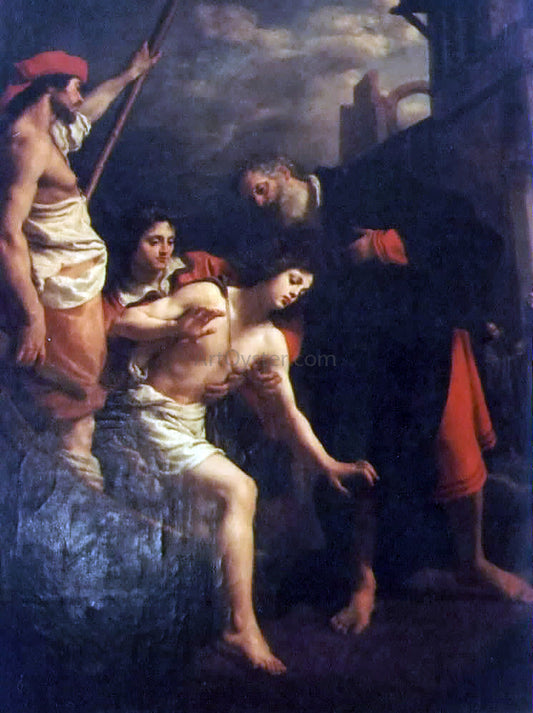 Cristofano Allori The Hospitality of Saint Julian - Canvas Print