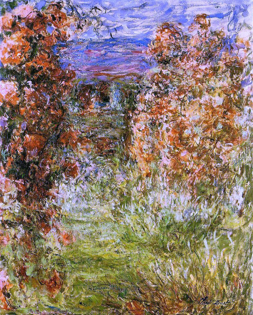 Claude Oscar Monet The House among the Roses - Canvas Print