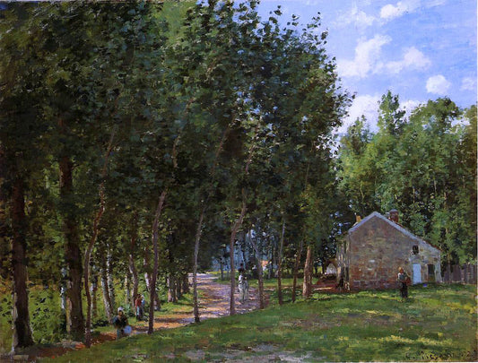 Camille Pissarro The House in the Forest - Canvas Print
