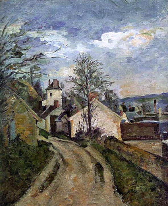 Paul Cezanne The House of Dr. Gached in Auvers - Canvas Print