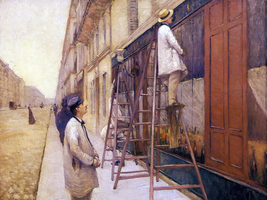 Gustave Caillebotte The House Painters - Canvas Print