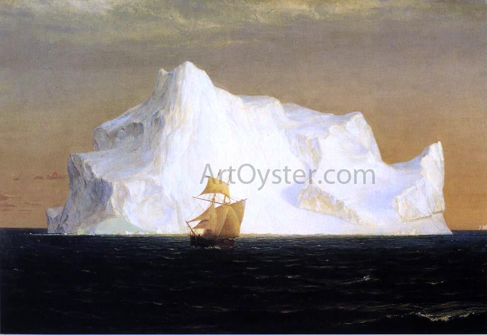 Frederic Edwin Church The Iceberg - Canvas Print