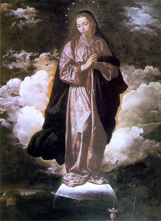 Diego Rodriguez De Silva Velazquez The Immaculate Conception - Canvas Print