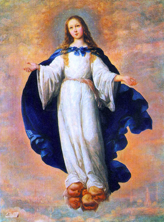 Francisco De Zurbaran The Immaculate Conception - Canvas Print