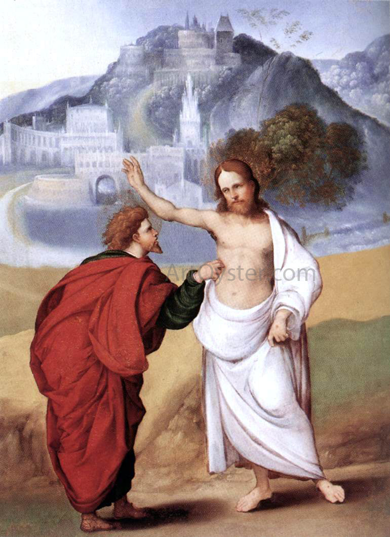Ludovico Mazzolino The Incredulity of St Thomas - Canvas Print