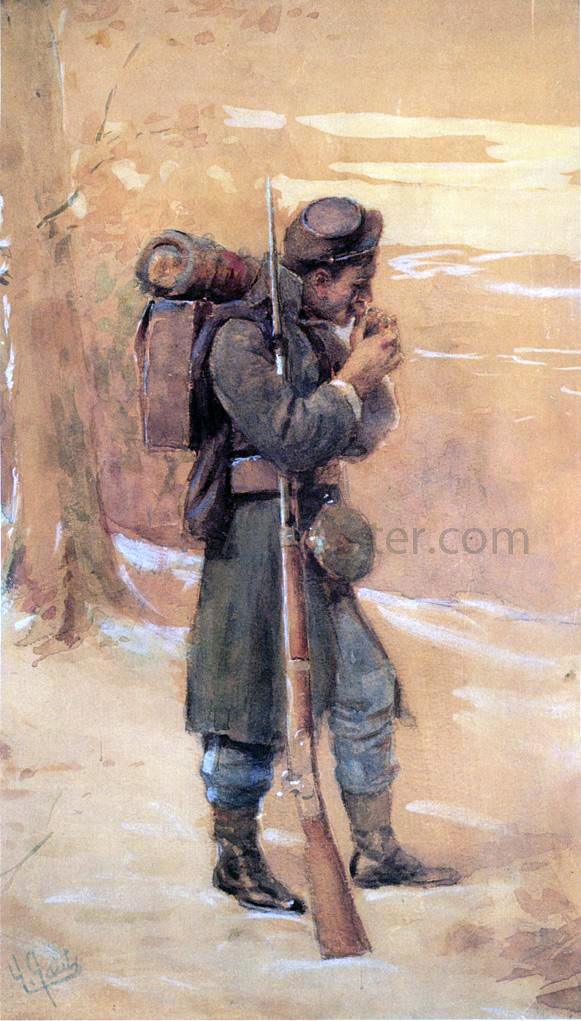 William Gilbert Gaul The Infantryman - Canvas Print