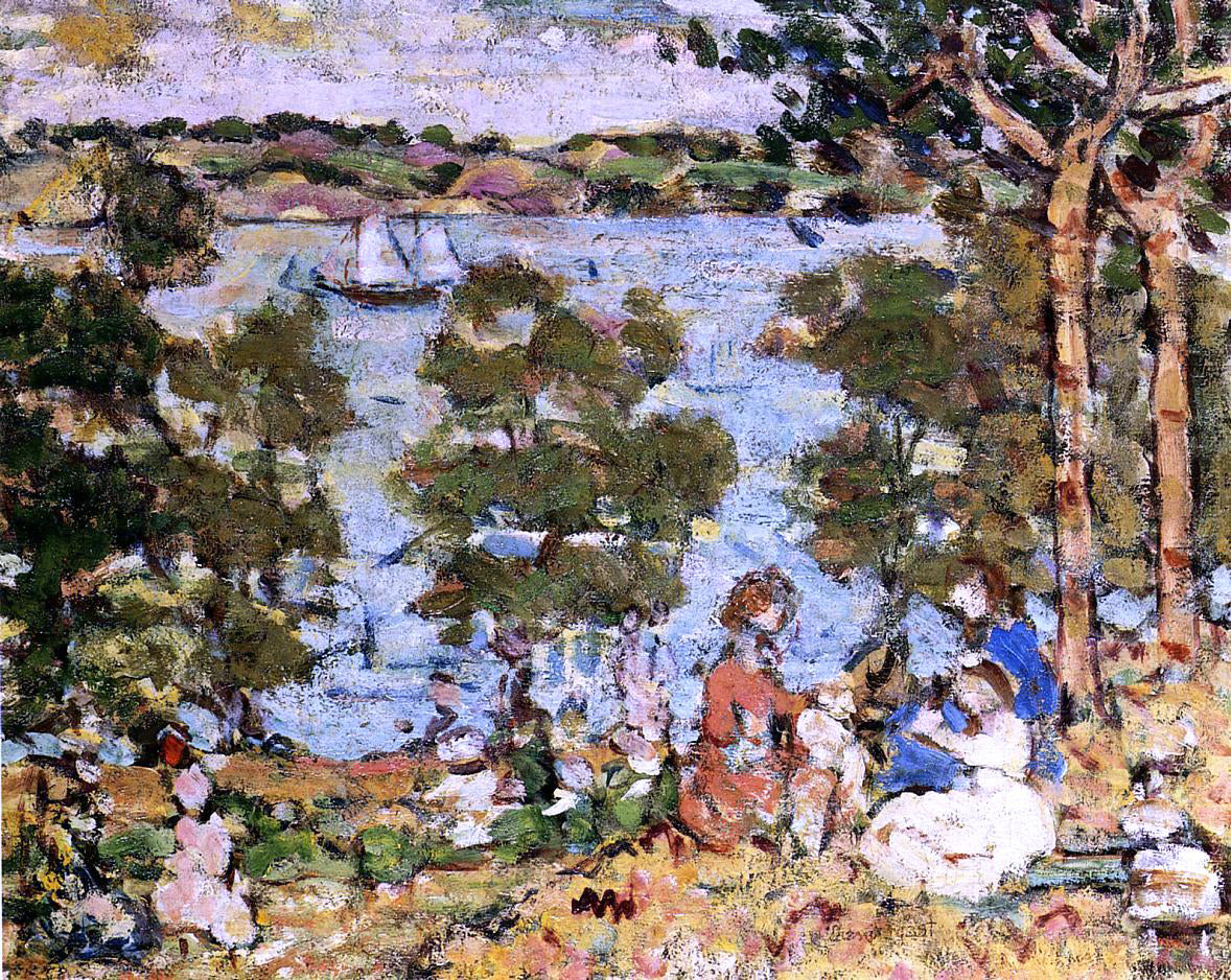 Maurice Prendergast The Inlet - Canvas Print