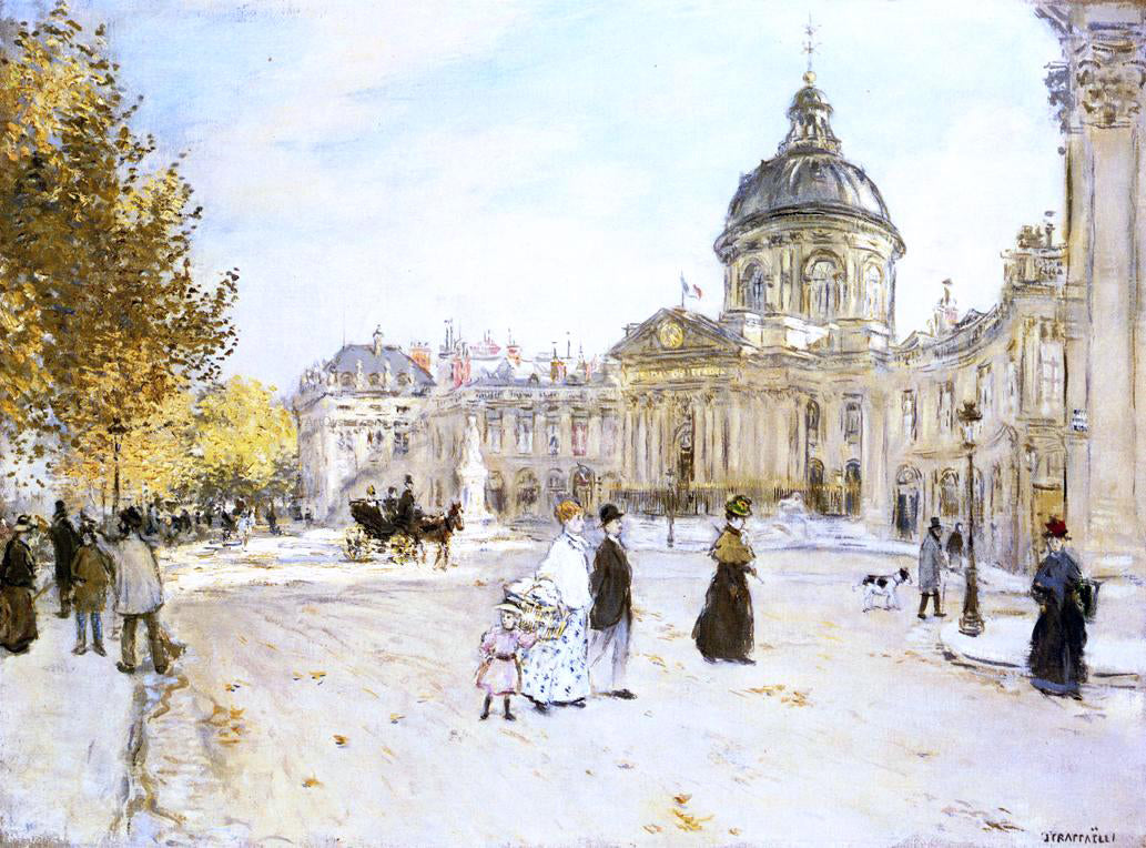 Jean-Francois Raffaelli The Institute - Canvas Print