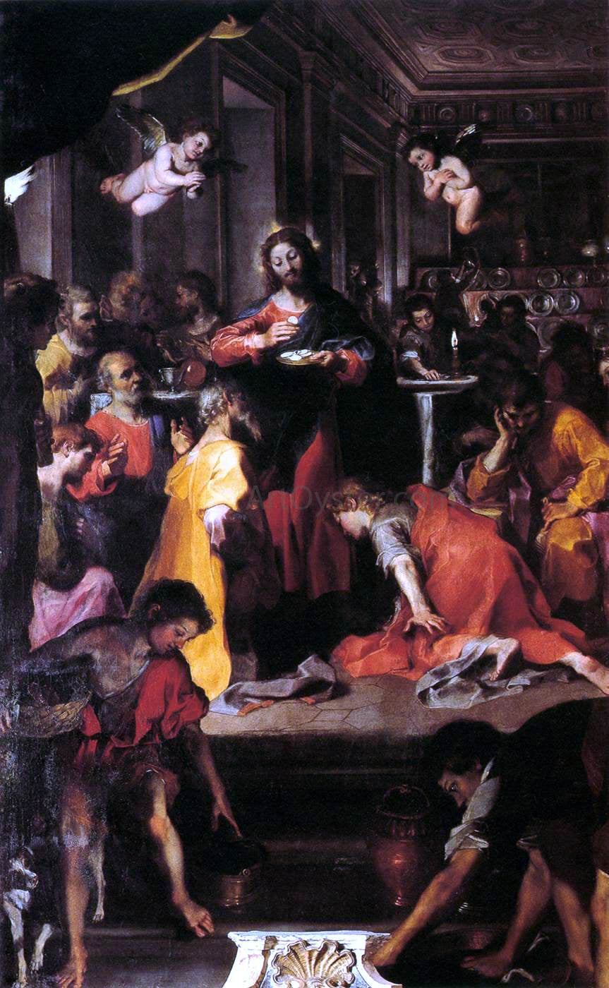 Federico Fiori Barocci The Institution of the Eucharist - Canvas Print