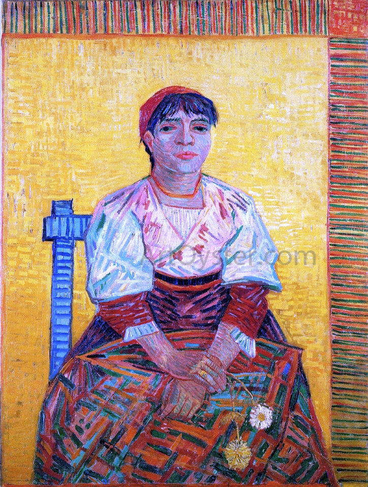 Vincent Van Gogh The Italian Woman - Canvas Print