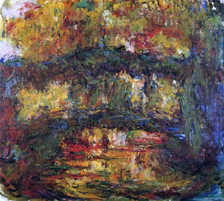 Claude Oscar Monet The Japanese Bridge - Canvas Print