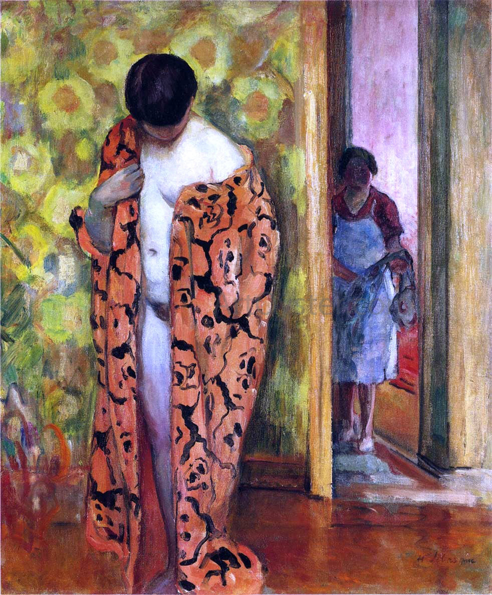 Henri Lebasque Japanese Robe - Canvas Print