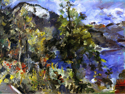 Lovis Corinth The Jochberg and the Walchensee - Canvas Print